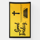Goede Vrijdag Banner met Kruis (Verticaal)
