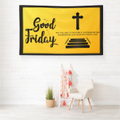 Goede Vrijdag Banner met Kruis (Insitu)