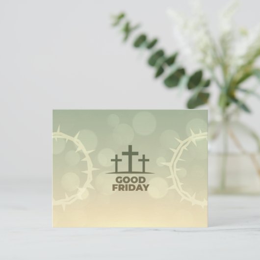 Goede Vrijdag Briefkaart (Staand voorkant)