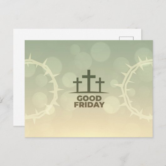 Goede Vrijdag Briefkaart (Voorkant / Achterkant)