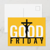Goede Vrijdag Briefkaart (Voorkant / Achterkant)