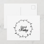 Goede Vrijdag Briefkaart (Voorkant / Achterkant)