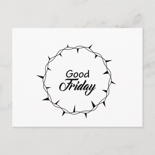 Goede Vrijdag Briefkaart (Voorkant)