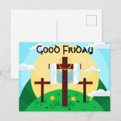 Goede Vrijdag Briefkaart (Voorkant / Achterkant)