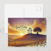Goede Vrijdag Briefkaart (Voorkant / Achterkant)