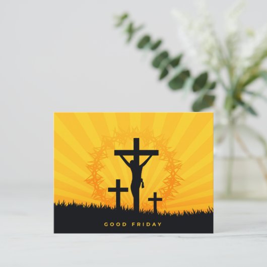 Goede Vrijdag Briefkaart (Staand voorkant)