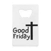 Goede Vrijdag Creditkaart Flessenopener (Achterkant)