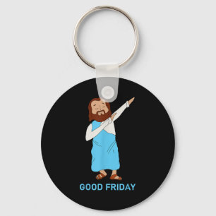Goede Vrijdag Dabbing Jezus Pasen Christelijk Gelo Sleutelhanger