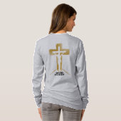 Goede Vrijdag | Dames Lange Mouwen T-shirt (Achterkant volledig)
