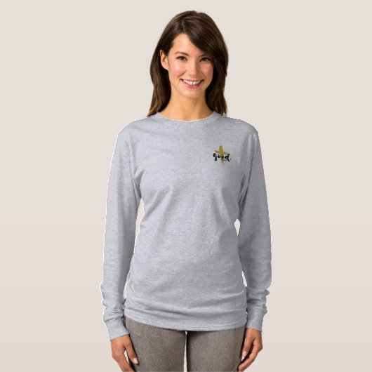 Goede Vrijdag | Dames Lange Mouwen T-shirt (Voorkant volledig)