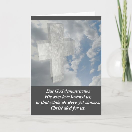 Goede Vrijdag Feestdagen Kaart (Voorkant)