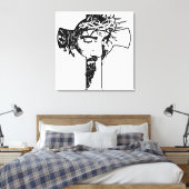 Goede Vrijdag gebeden Canvas Afdruk (Insitu (Slaapkamer))