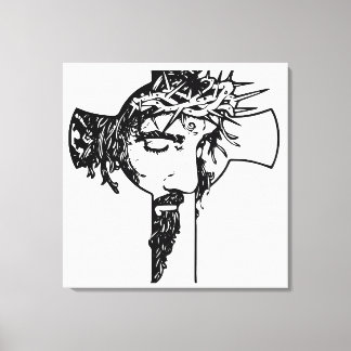 Goede Vrijdag gebeden Canvas Afdruk