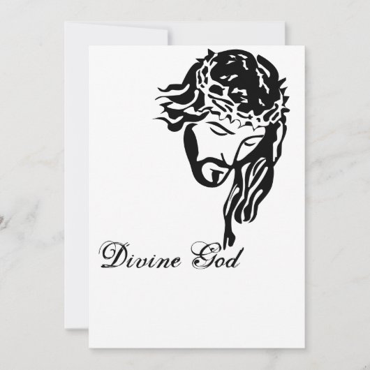 Goede Vrijdag godgoddelijke platte Kaart (Voorkant)