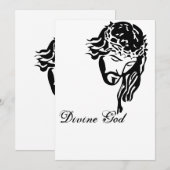 Goede Vrijdag godgoddelijke platte Kaart (Voorkant / Achterkant)