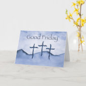 Goede vrijdag in de Paarse Waterverf Kaart (Gele Bloem)