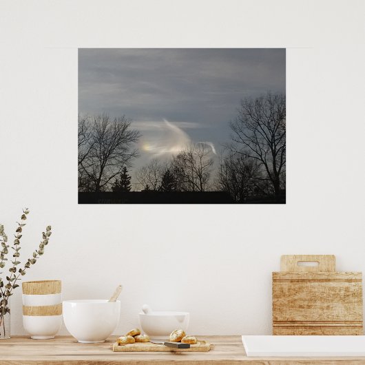 GOEDE VRIJDAG IN HET poster VAN DE SKY (Keuken)