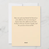 Goede Vrijdag Kaart (Achterkant)