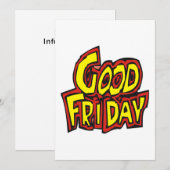 Goede Vrijdag Kaart (Voorkant / Achterkant)