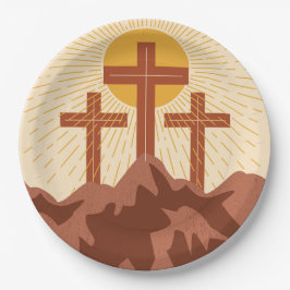 Goede Vrijdag Kaart Papieren Bordje