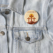 Goede Vrijdag Kaart Ronde Button 5,7 Cm (In situ)