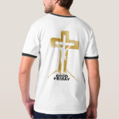 Goede Vrijdag | Mannen Ringer T-shirt (Achterkant volledig)