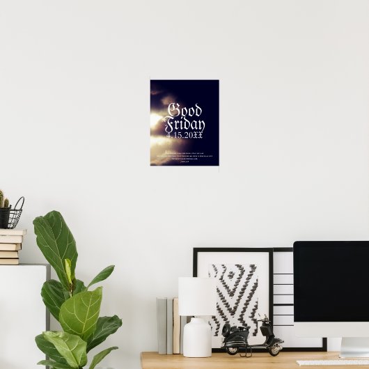 Goede Vrijdag Poster (Thuiskantoor)