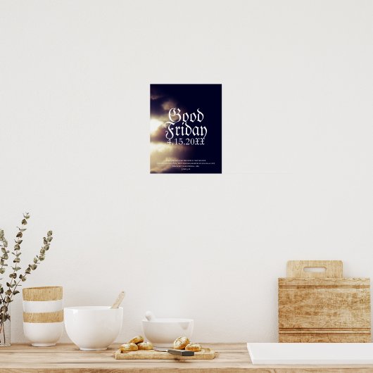 Goede Vrijdag Poster (Keuken)