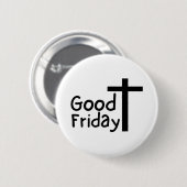 Goede Vrijdag Ronde Button 5,7 Cm (Voorkant /achterkant)