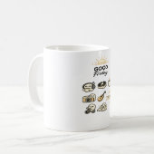 Goede Vrijdag Weekend Sfeer Koffiemok (Voorkant links)