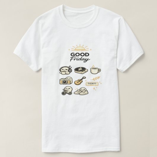 Goede Vrijdag Weekend Sfeer T-shirt (Design voorkant)