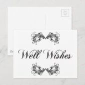 Goede wensen briefkaart (Voorkant / Achterkant)