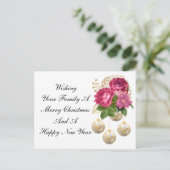 Goede wensen met Kerstmis Briefkaart (Staand voorkant)