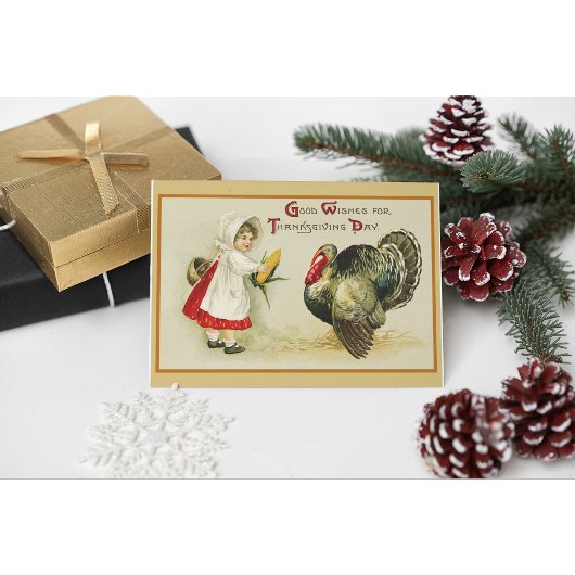 Goede wensen voor de dag van de Thanksgiving Briefkaart