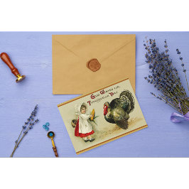 Goede wensen voor de Dankzeggingsdag Feestdagenkaart