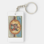 Goede wensen voor Halloween Sleutelhanger (achterkant)