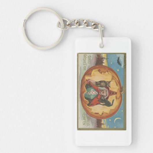 Goede wensen voor Halloween Sleutelhanger (Voorkant)