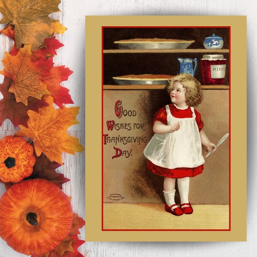 Goede wensen voor Thanksgiving Day Custom  Feestdagen Kaart