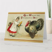 Goede wensen voor Thanksgiving Day Kaart (Voorkant)