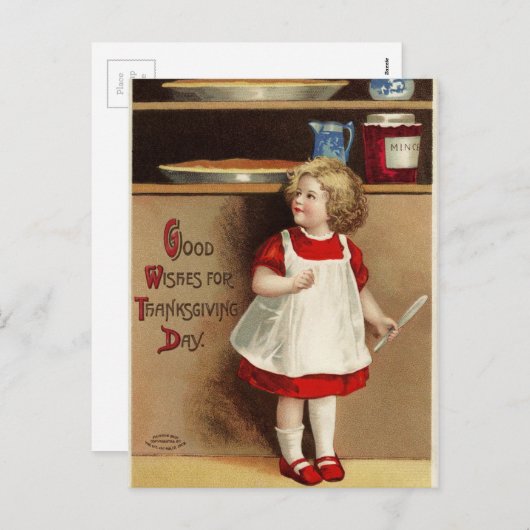  goede wensen voor Thanksgiving Feestdagenkaart (Voorkant / Achterkant)