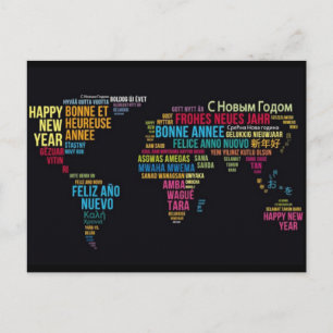 Goede wereld briefkaart