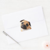 GOEDE WERK HONDENSTICKER VIERKANTE STICKER (Envelop)