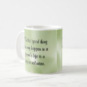 Goede werken van de vrijwilliger van het ziekenhui koffiemok (Voorkant links)