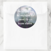 Goede werken van de vrijwilliger van het ziekenhui ronde sticker (Tas)