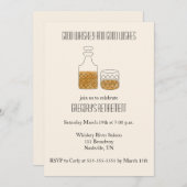 Goede whisky Goede wensen Pensioenfeest Kaart (Voorkant / Achterkant)