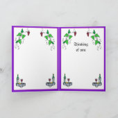 Goede wijn, goede vrienden kaart (Binnen)