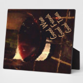 Goede wijn Goede Vrienden Plaque Fotoplaat (Zijkant)