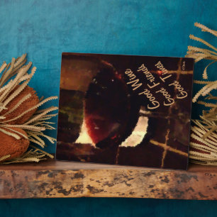 Goede wijn Goede Vrienden Plaque Fotoplaat