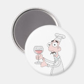 Goede wijn magneet (Voorkant / Achterkant)