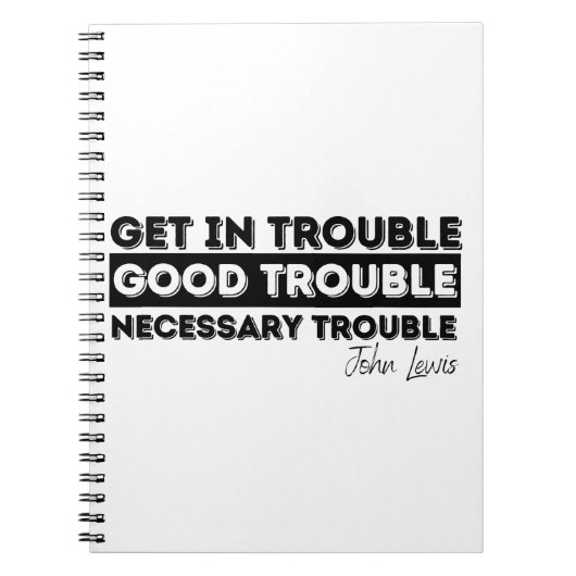 goede zaak , john lewis notitieboek (Voorkant)